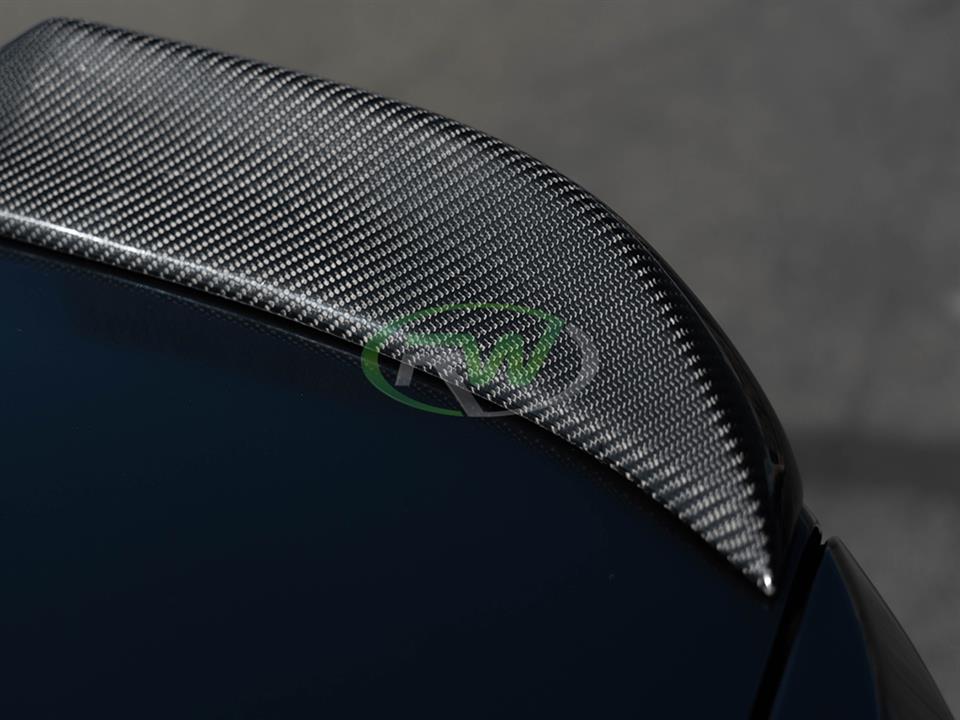 RW Carbon 2012-2020 BMW F30 F80 M3 CS Style Carbon Fiber Trunk Spoiler - Image 20