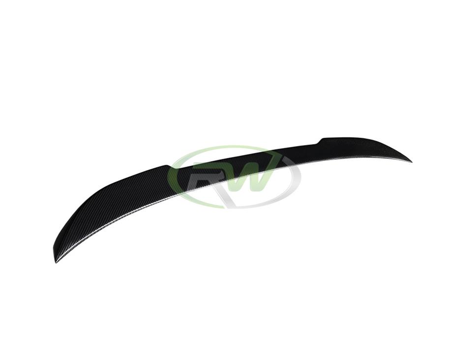 RW Carbon 2012-2020 BMW F30 F80 M3 CS Style Carbon Fiber Trunk Spoiler - Image 25