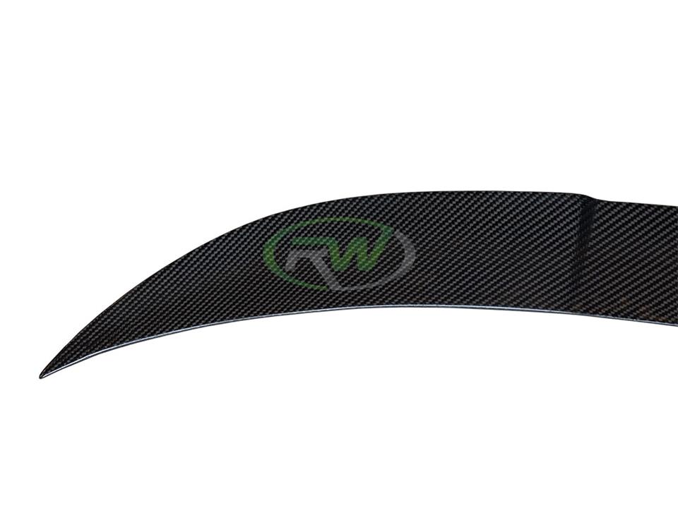RW Carbon 2012-2020 BMW F30 F80 M3 RWS Carbon Fiber Trunk Spoiler - Image 13