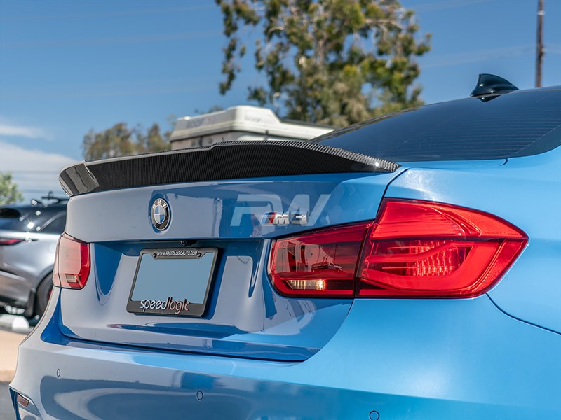 RW Carbon 2012-2020 BMW F30 F80 M3 RWS Carbon Fiber Trunk Spoiler