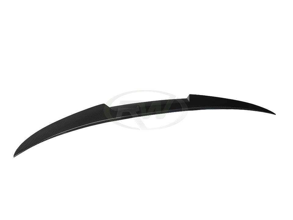 RW Carbon 2014-2020 BMW F33 F83 M4 Style Carbon Fiber Trunk Spoiler - Image 7