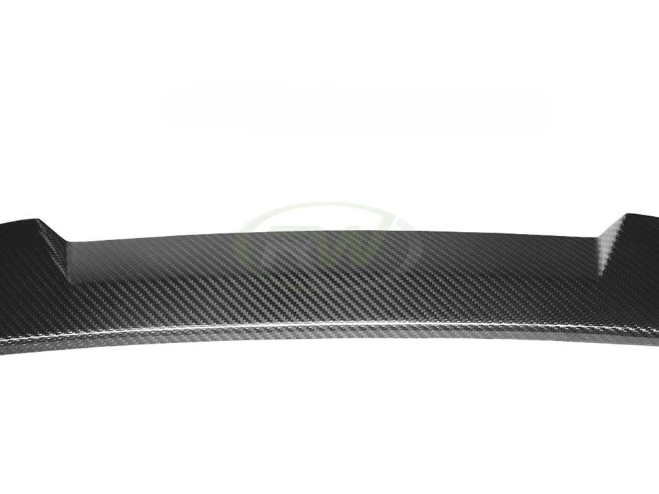 RW Carbon 2014-2020 BMW F33 F83 M4 Style Carbon Fiber Trunk Spoiler - Image 8
