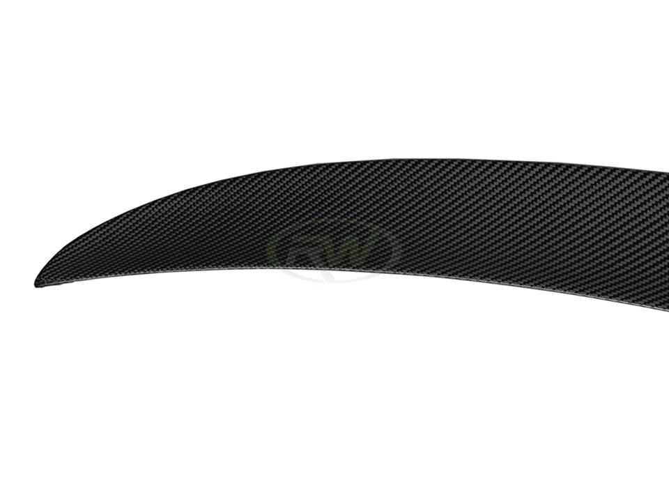 RW Carbon 2015-2020 BMW F80 M3 Performance Style Carbon Fiber Trunk Spoiler - Image 7