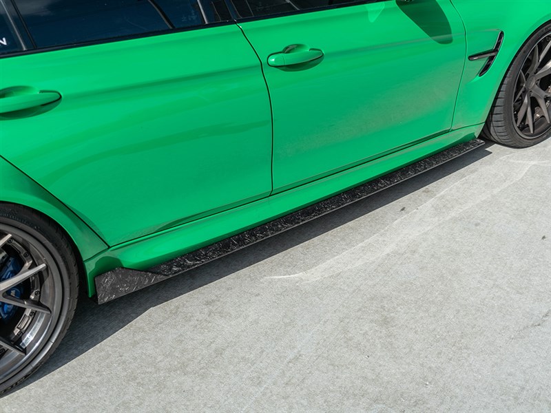 RW Carbon 2015-2018 BMW F80 M3 RWS Forged Carbon Side Skirt Extensions