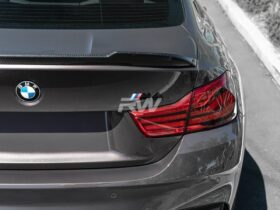 RW Carbon F82 M4 CS Style Carbon Fiber Trunk Spoiler for BMW M4 - Image 2