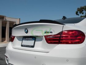 RW Carbon F82 M4 CS Style Carbon Fiber Trunk Spoiler for BMW M4 - Image 11