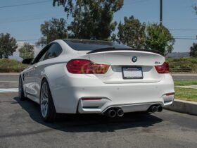 RW Carbon F82 M4 CS Style Carbon Fiber Trunk Spoiler for BMW M4 - Image 12