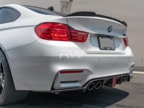 RW Carbon F82 M4 CS Style Carbon Fiber Trunk Spoiler for BMW M4 - Image 6