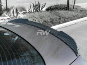 RW Carbon F82 M4 CS Style Carbon Fiber Trunk Spoiler for BMW M4 - Image 8