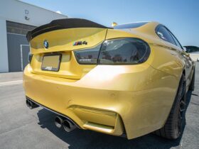 RW Carbon F82 M4 GTX Carbon Fiber Trunk Spoiler for BMW M4 - Image 5