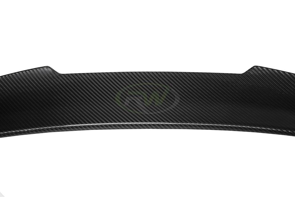 RW Carbon 2015-2020 BMW F82 M4 GTX V2 Carbon Fiber Trunk Spoiler - Image 4