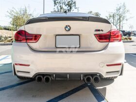 RW Carbon F82 M4 RWS Carbon Fiber Trunk Spoiler for BMW M4 - Image 6