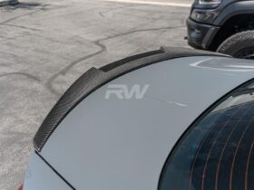 RW Carbon F82 M4 Style Carbon Fiber Trunk Spoiler for BMW M4 - Image 6