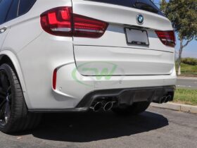 RW Carbon 2015-2019 BMW F85 X5M 3D Style Carbon Fiber Dif...