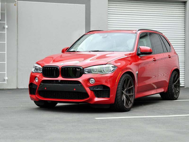RW Carbon 2015-2019 BMW F85 X5M F86 X6M Carbon Fiber Front Bumper Trim - Image 4