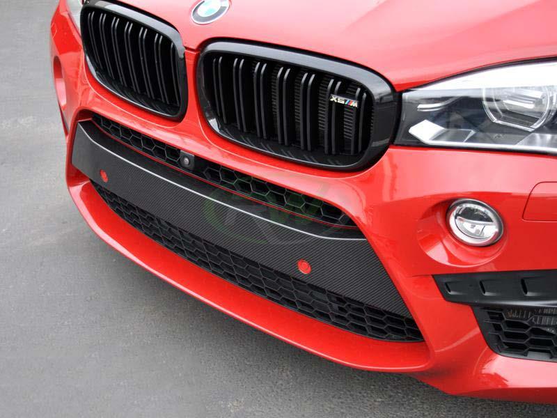 RW Carbon 2015-2019 BMW F85 X5M F86 X6M Carbon Fiber Front Bumper Trim - Image 5