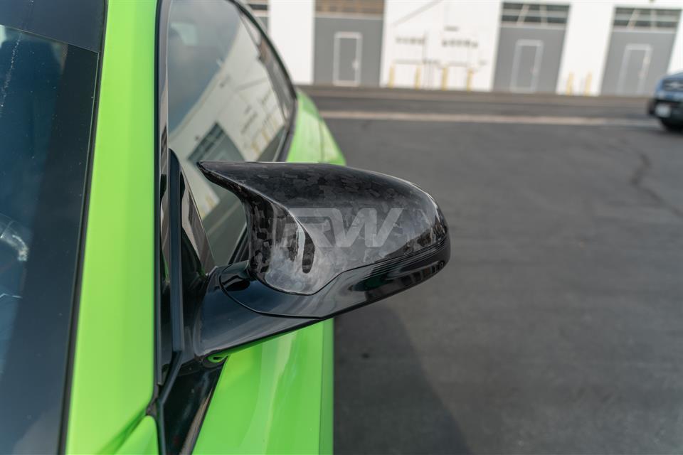 RW Carbon 2015-2020 BMW F87 F80 F82 F83 Forged Carbon Mirror Caps - Image 4