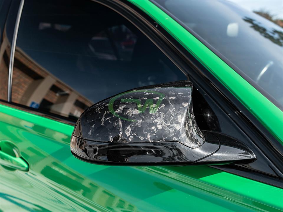 RW Carbon 2015-2020 BMW F87 F80 F82 F83 Forged Carbon Mirror Caps
