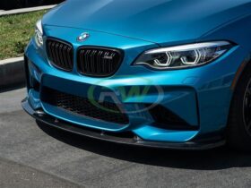 RW Carbon 2016-2021 BMW F87 M2 3D Style Carbon Fiber Fron...