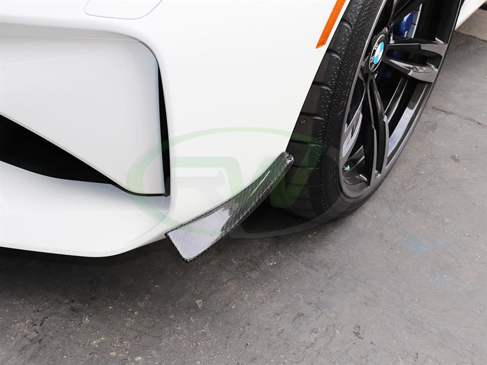RW Carbon 2016-2021 BMW F87 M2 Carbon Fiber Canards