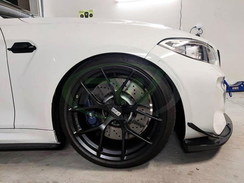 RW Carbon 2016-2021 BMW F87 M2 Carbon Fiber Canards - Image 7