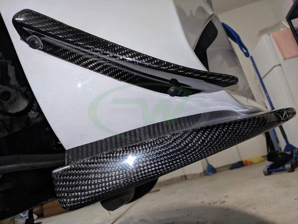 RW Carbon 2016-2021 BMW F87 M2 Carbon Fiber Canards - Image 11