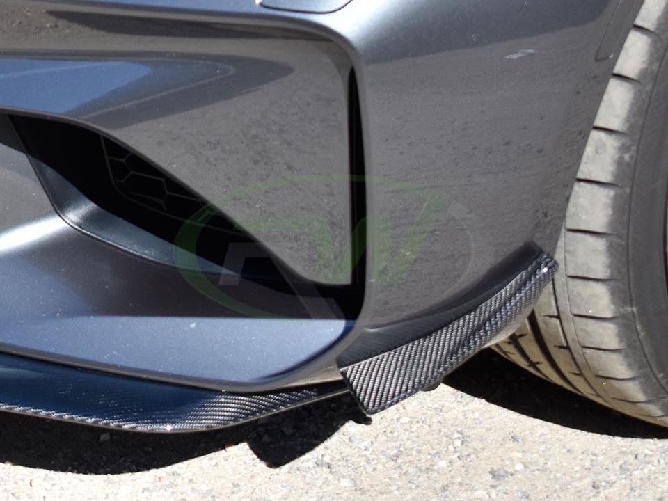 RW Carbon 2016-2021 BMW F87 M2 Carbon Fiber Canards - Image 14
