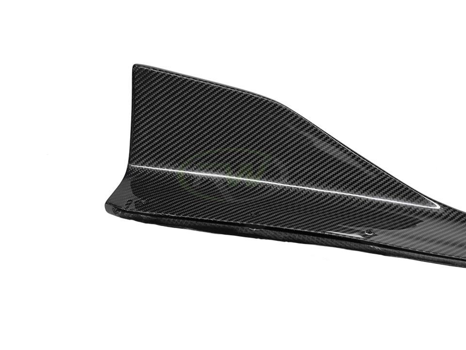 RW Carbon 2016-2021 BMW F87 M2 Carbon Fiber Side Skirt Winglets - Image 16