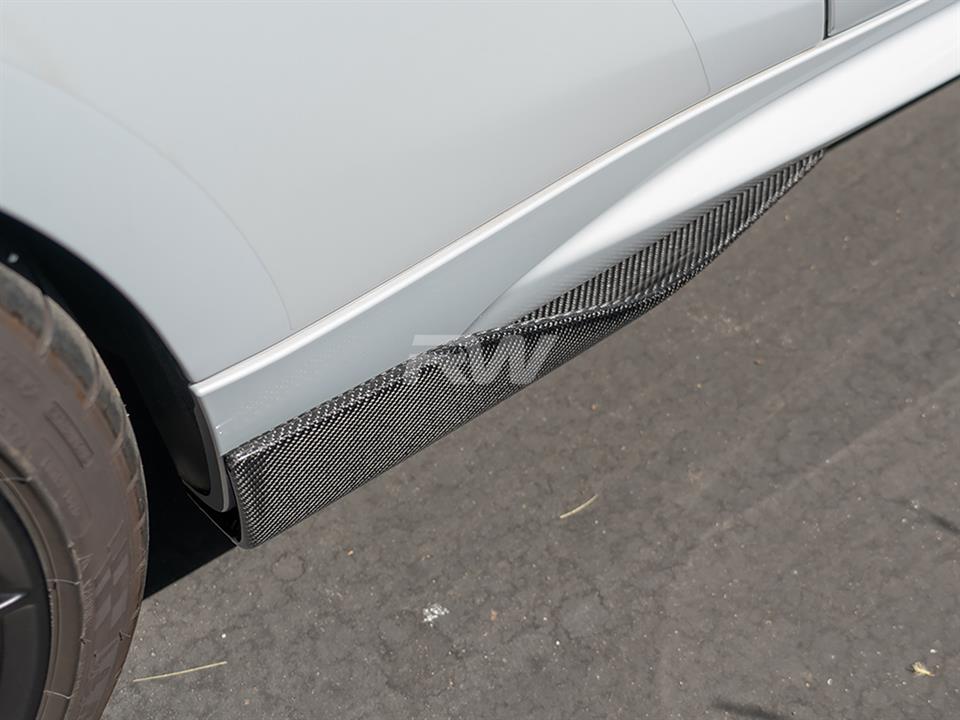 RW Carbon 2016-2021 BMW F87 M2 Carbon Fiber Side Skirt Winglets - Image 7