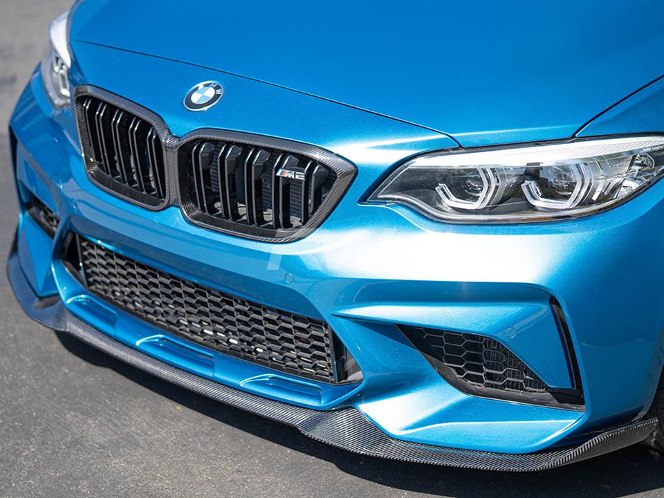RW Carbon 2019-2021 BMW F87 M2 Comp CS Style Carbon Fiber Front Lip