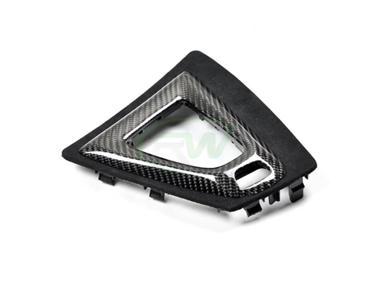 RW Carbon 2019-2021 BMW F87 M2 Comp/CS Carbon Fiber Alcantara Console Trim - Image 4