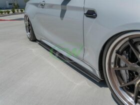 RW Carbon F87 M2 RWS Carbon Fiber Side Skirt Extensions for BMW M2 - Image 3