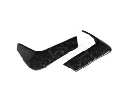 RW Carbon F8X Forged Carbon Fiber Rear Bumper Splitters - Image 4