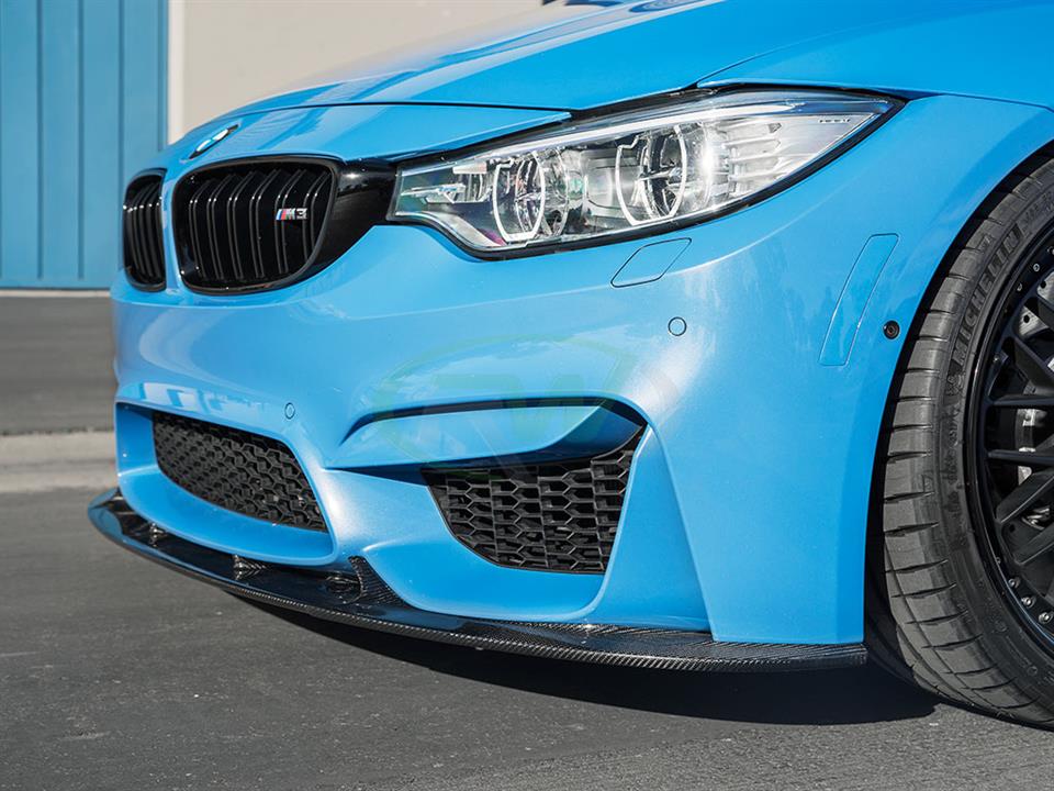 RW Carbon 2015-2020 BMW F8X M3 & M4 3D Style Carbon Fiber Front Lip