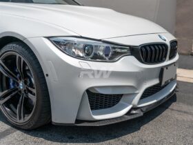 RW Carbon F8X M3 M4 CS Style Carbon Fiber Front Lip Spoiler for BMW M3 - Image 2