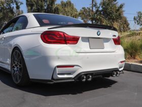 RW Carbon F8X M3 M4 Exotics Style Carbon Fiber Diffuser for BMW M3 - Image 2
