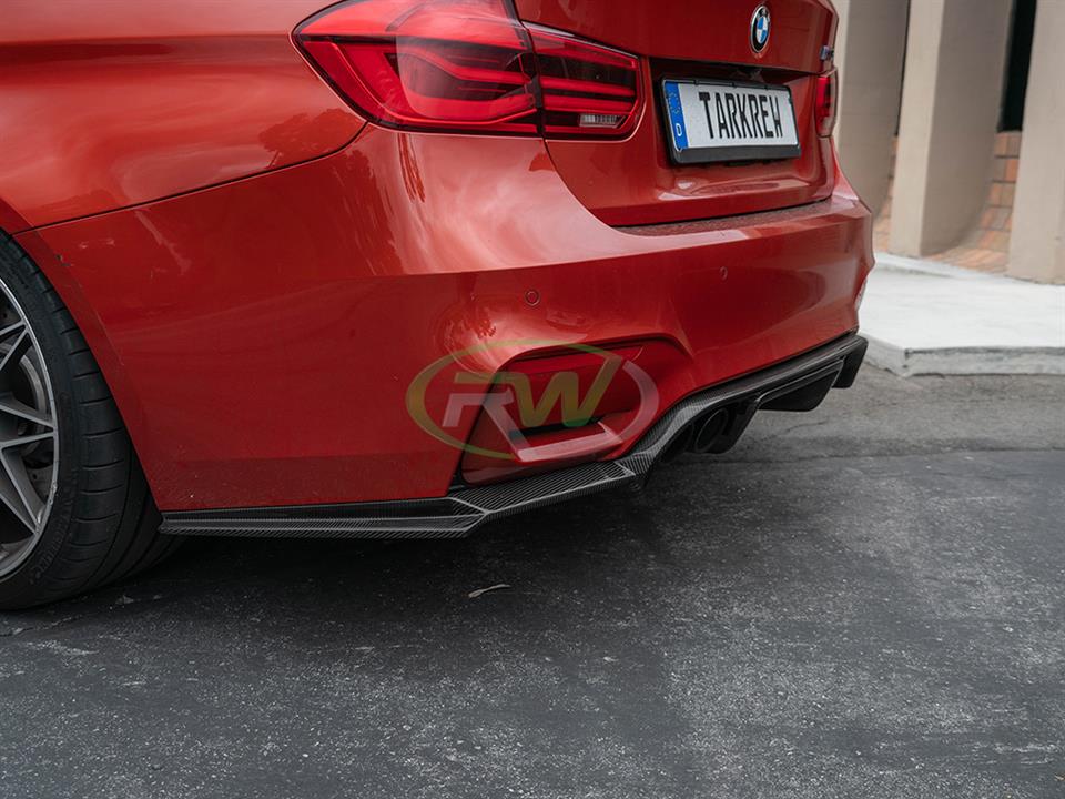 RW Carbon 2015-2020 BMW F8X M3 M4 Exotics Style Carbon Fiber Diffuser