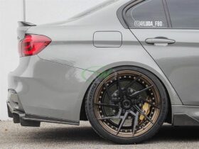 RW Carbon F8X M3 M4 Exotics V2 Style Carbon Fiber Rear Diffuser for BMW M3 - Image 2