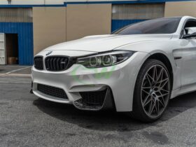 RW Carbon F8X M3 M4 Forged Carbon Splitters for BMW M3 - Image 2