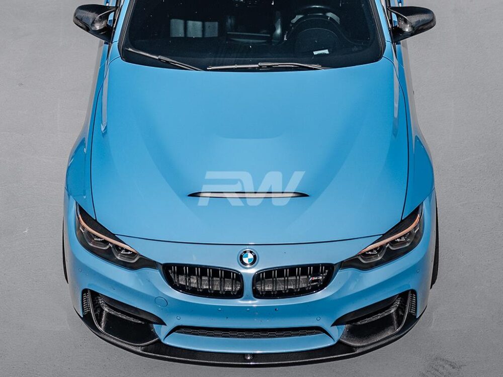 RW Carbon 2015-2020 BMW F8X M3 M4 GTS Style Aluminum Hood - Image 5