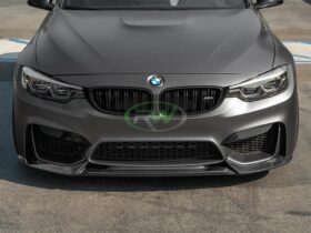 RW Carbon F8X M3 M4 Varis Style Carbon Fiber Front Lip for BMW M3 - Image 5