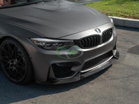 RW Carbon F8X M3 M4 Varis Style Carbon Fiber Front Lip for BMW M3 - Image 3
