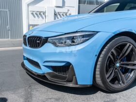 RW Carbon F8X M3 M4 Carbon Fiber Slim Splitters for BMW M3 - Image 4