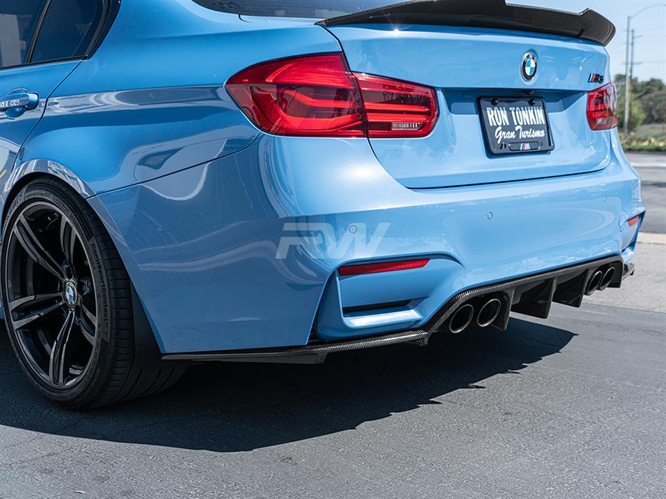 RW Carbon 2015-2020 BMW F8X M3 M4 RWS Carbon Fiber Diffuser