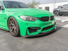 RW Carbon F8X M3/M4 Upper Forged Carbon Fiber Splitters for BMW M3 - Image 2
