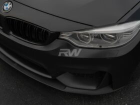 RW Carbon F8X M3 M4 Performance Style Front Lip and Splitters for BMW M3 - Image 5