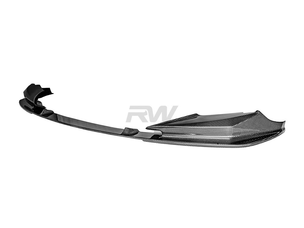 RW Carbon 2021-2023 BMW F90 LCI 3D Style Carbon Fiber Front Lip - Image 9
