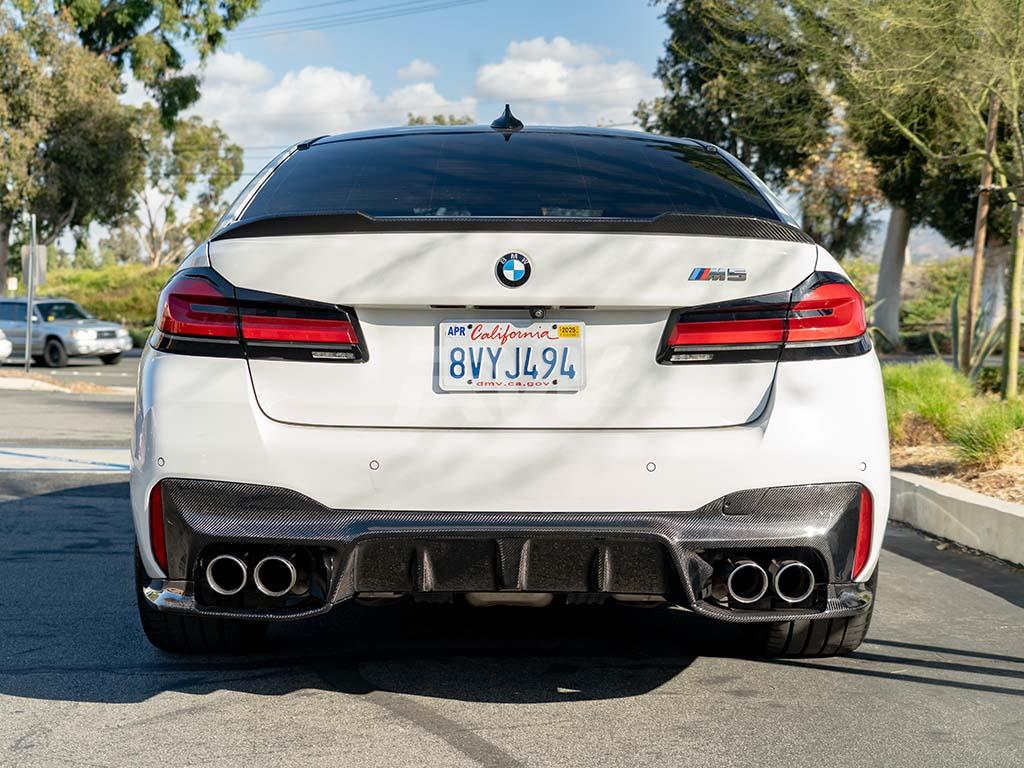 RW Carbon 2018-2023 BMW F90 M5 3D Style Carbon Fiber Diffuser - Image 6