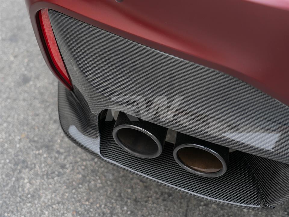 RW Carbon 2018-2023 BMW F90 M5 3D Style Carbon Fiber Diffuser - Image 15