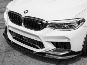 RW Carbon 2018-2020 BMW F90 M5 3D Style Carbon Fiber Fron...